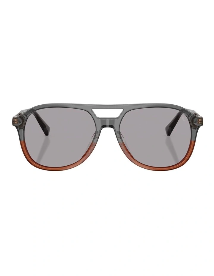 Brunello Cucinelli  Acetate Polarised Sunglasses in Black image 2