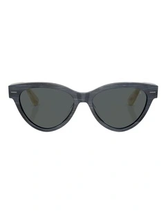 Brunello Cucinelli  Acetate Polarised Sunglasses in Black