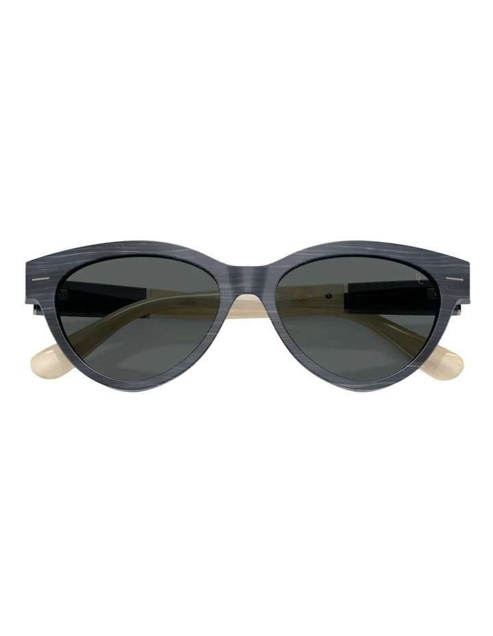 Brunello Cucinelli  Acetate Polarised Sunglasses in Black image 3