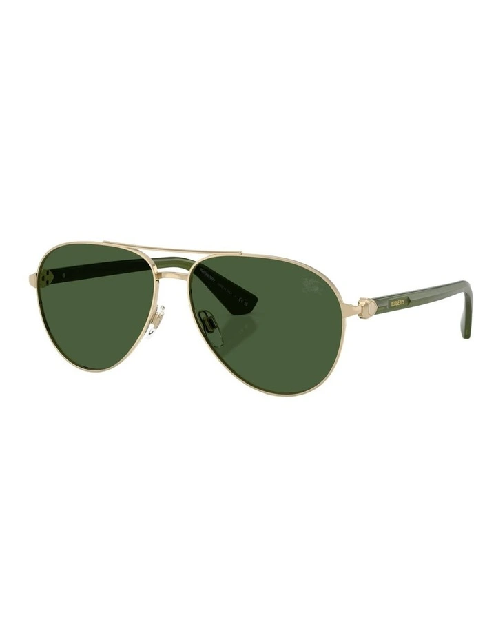 Burberry Metal Sunglasses in Gold image 1