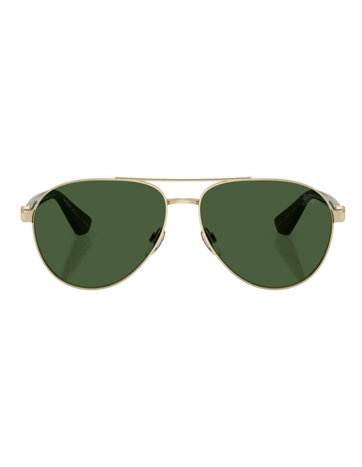 Burberry Metal Sunglasses in Gold image 2