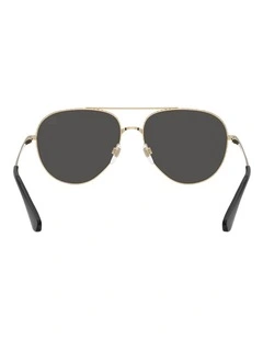 Burberry  Metal Sunglasses in Gold