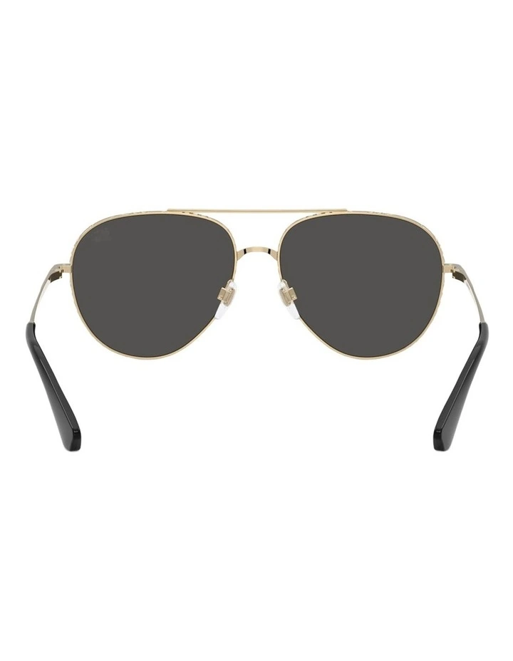 Burberry Metal Sunglasses in Gold image 3
