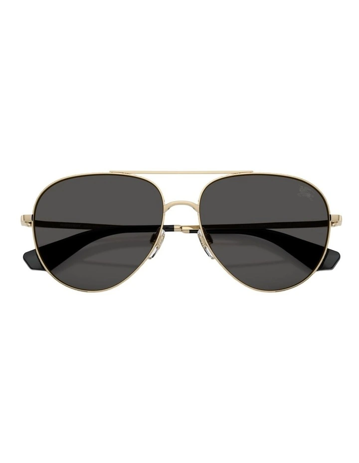 Burberry Metal Sunglasses in Gold image 4