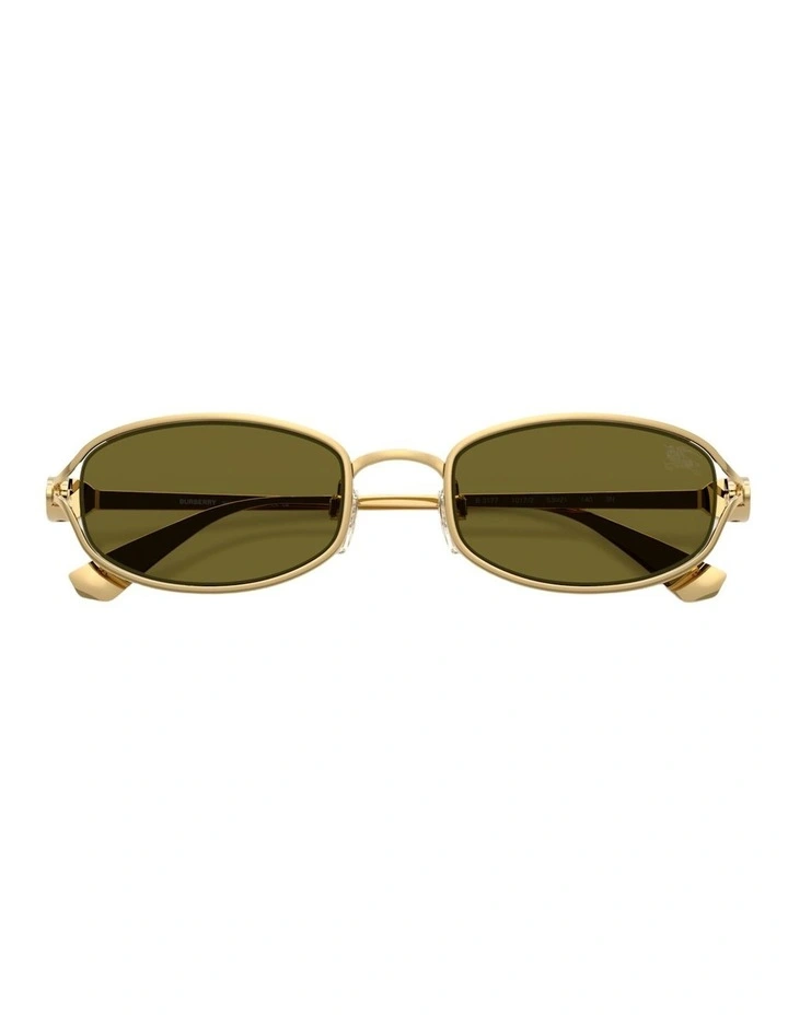 Burberry Metal Sunglasses in Gold image 3