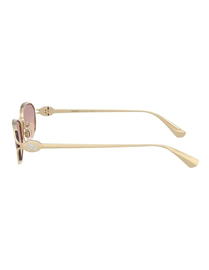 Burberry Metal Sunglasses in Gold image 3
