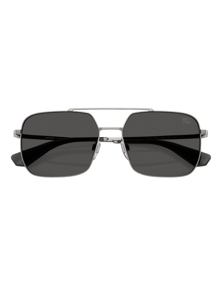 Burberry Steel Sunglasses in Grey image 4