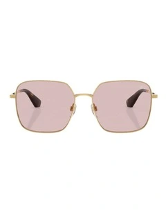Burberry  Metal Sunglasses in Gold