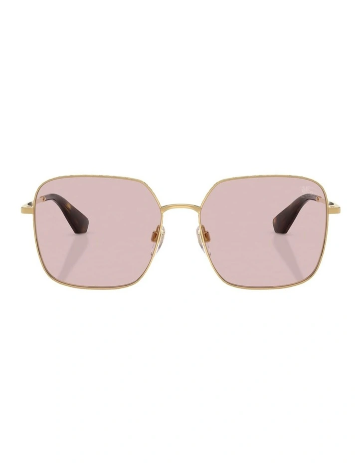 Burberry Metal Sunglasses in Gold image 1