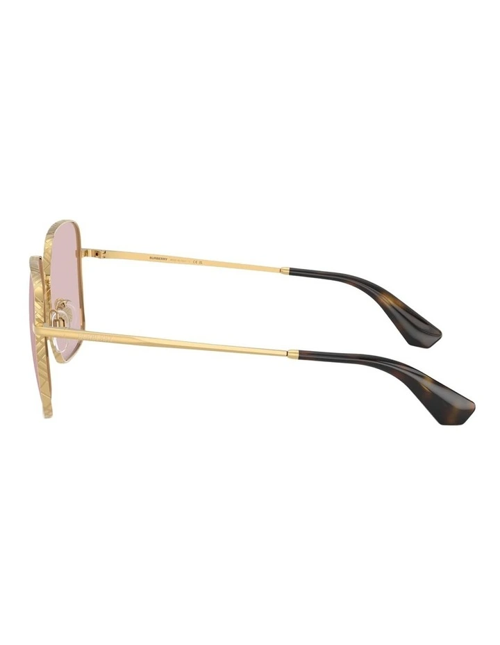 Burberry Metal Sunglasses in Gold image 2