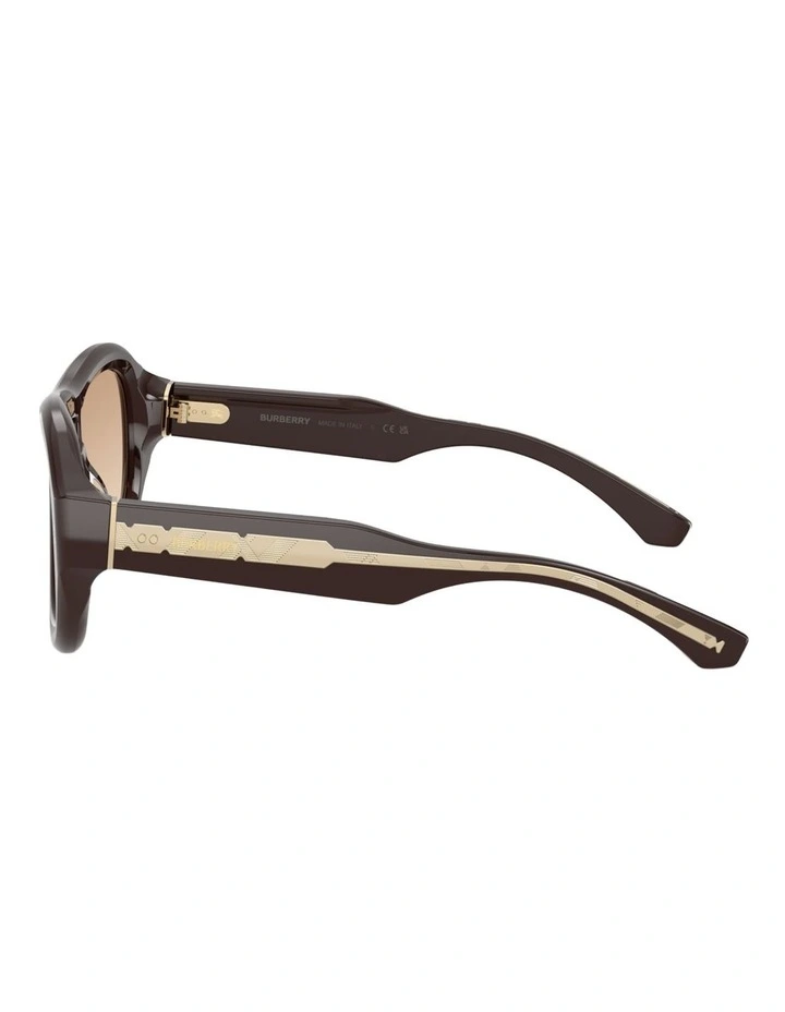 Burberry  Acetate Sunglasses in Brown image 3