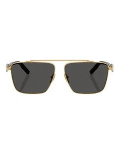 Dolce&Gabbana  Metal Sunglasses in Gold