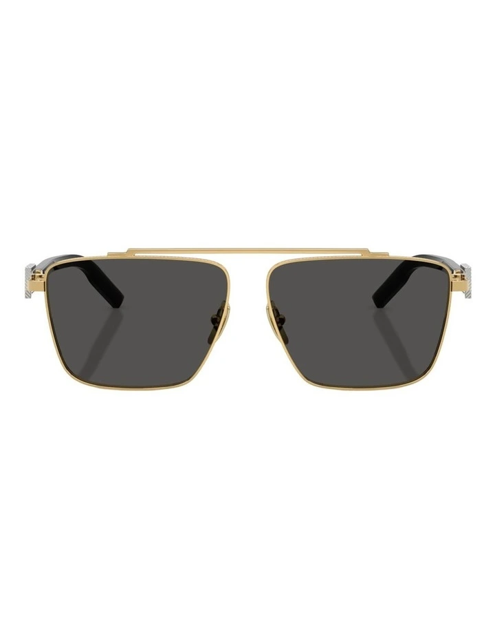 Dolce&Gabbana Metal Sunglasses in Gold image 1