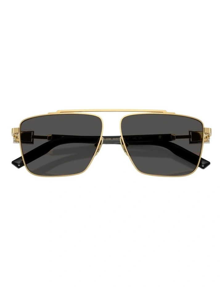 Dolce&Gabbana Metal Sunglasses in Gold image 3