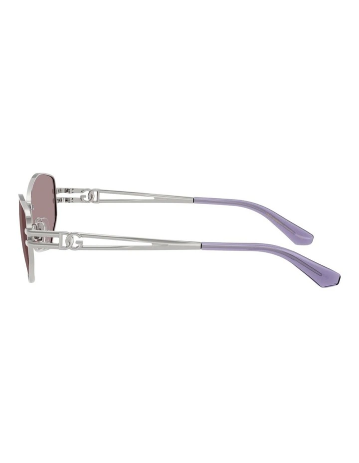 Dolce&Gabbana Metal Sunglasses in Silver image 2