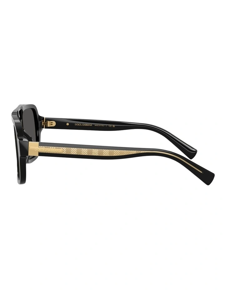 Dolce&Gabbana  Acetate Sunglasses in Black image 3