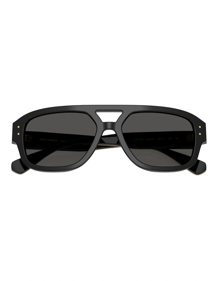 Dolce&Gabbana Acetate Sunglasses in Black image 3