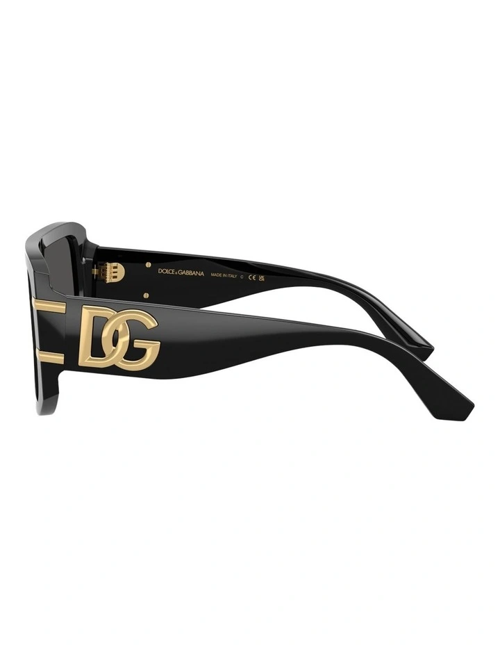 Dolce&Gabbana Acetate Sunglasses in Black image 3
