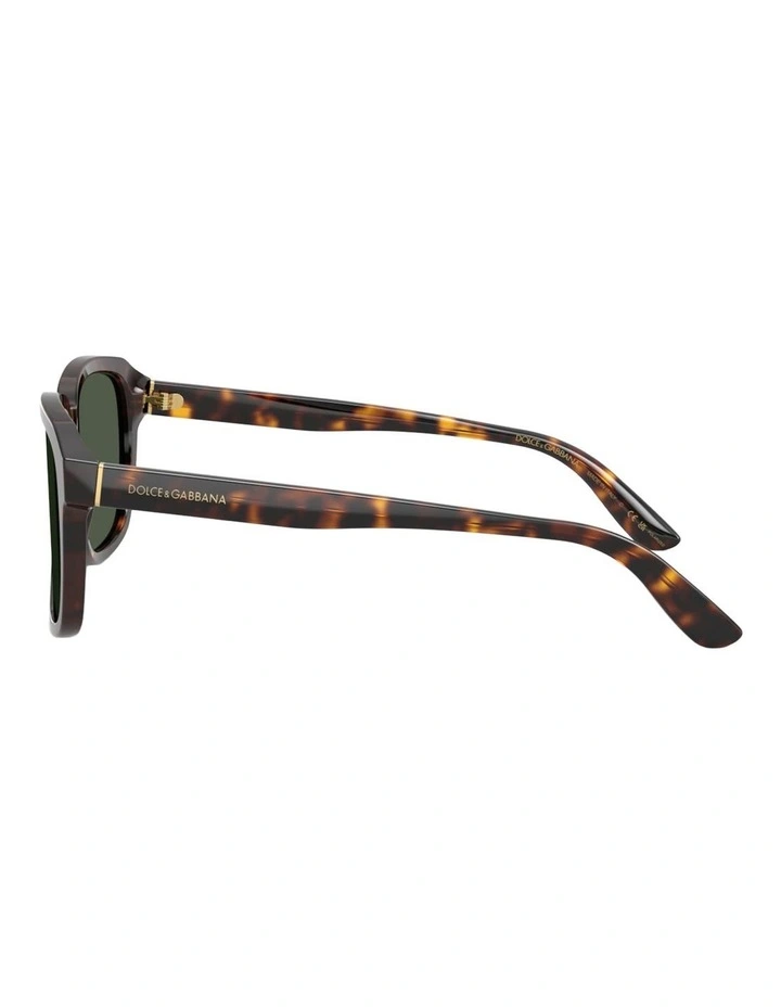 Dolce&Gabbana DG4566 Acetate Polarised Sunglasses in Tortoise image 2