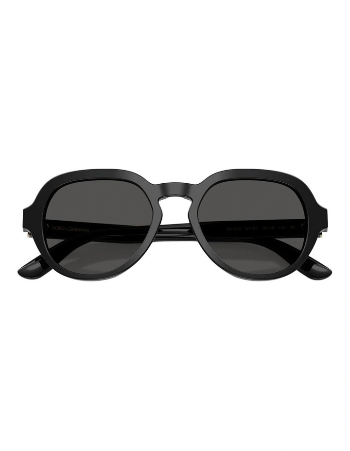Dolce&Gabbana Acetate Sunglasses in Black image 3