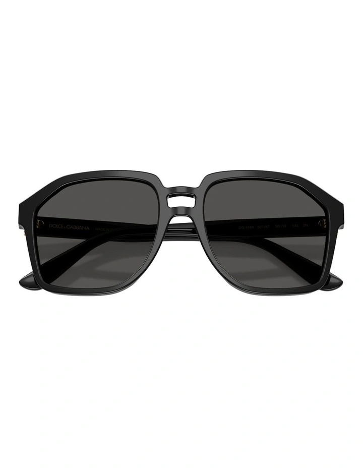 Dolce&Gabbana Acetate Sunglasses in Black image 4