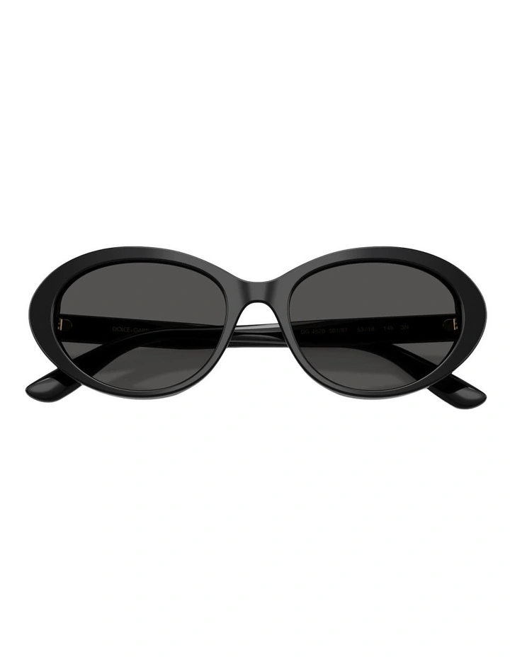 Dolce&Gabbana Acetate Sunglasses in Black image 4