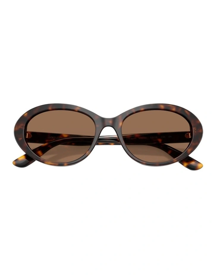 Dolce&Gabbana Acetate Sunglasses in Tortoise image 3