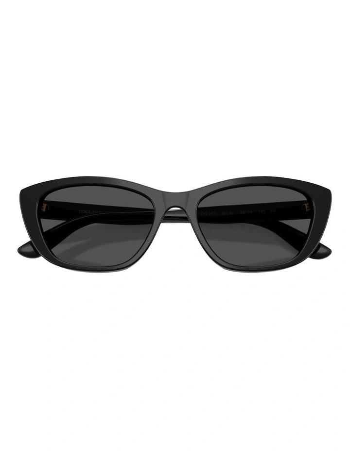 Dolce&Gabbana Acetate Sunglasses in Black image 3