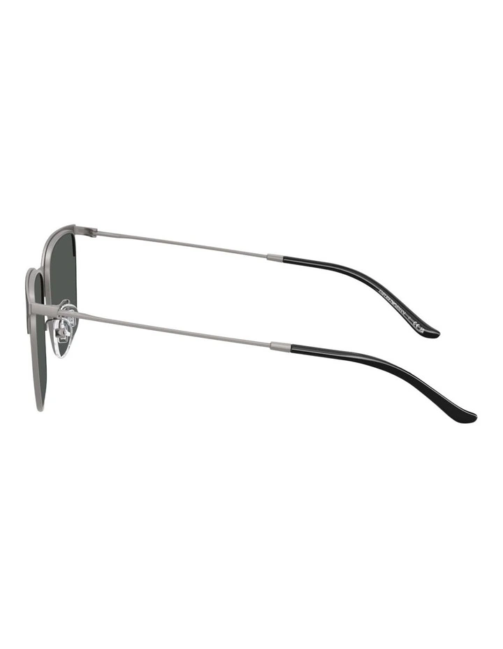 Emporio Armani Metal Sunglasses in Black image 3