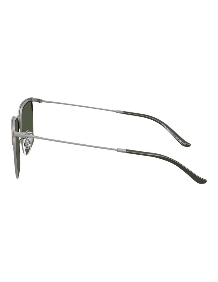 Emporio Armani  Metal Polarised Sunglasses in Grey image 3