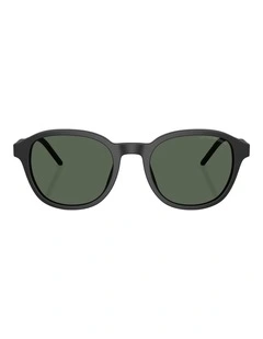 Emporio Armani  Acetate Sunglasses in Black