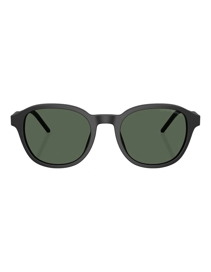 Emporio Armani Acetate Sunglasses in Black image 1