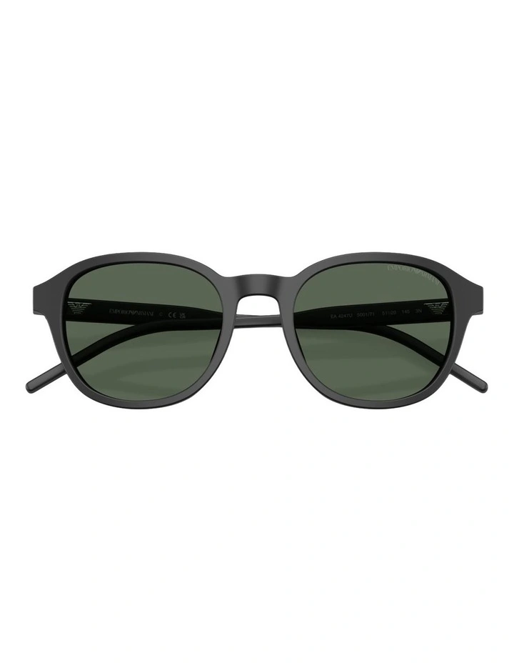 Emporio Armani Acetate Sunglasses in Black image 3