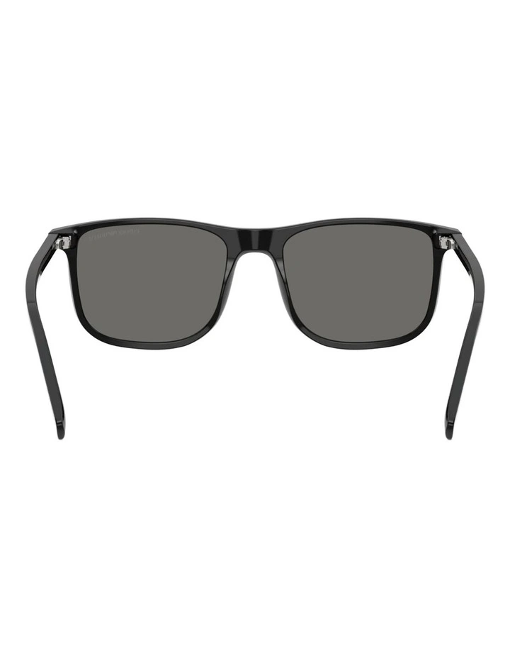 Emporio Armani Acetate Sunglasses in Black image 2