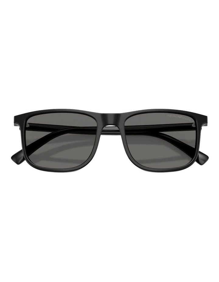 Emporio Armani Acetate Sunglasses in Black image 3