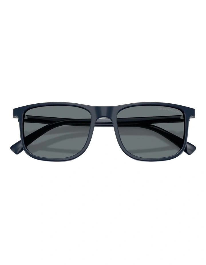Emporio Armani Acetate Sunglasses in Blue image 4