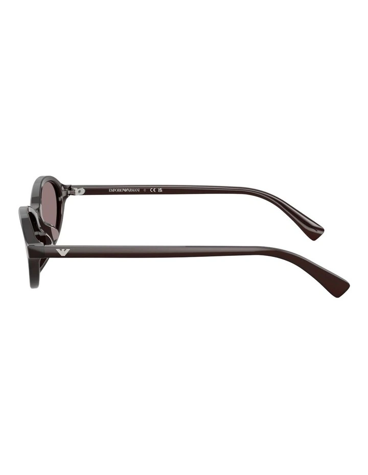 Emporio Armani Acetate Sunglasses in Brown image 3