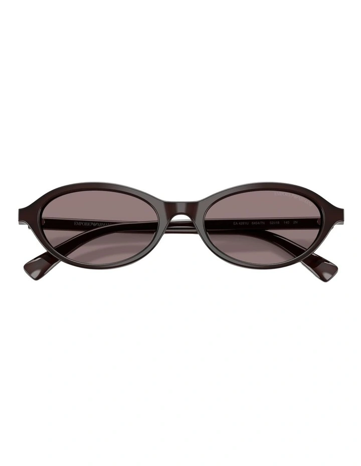 Emporio Armani Acetate Sunglasses in Brown image 4