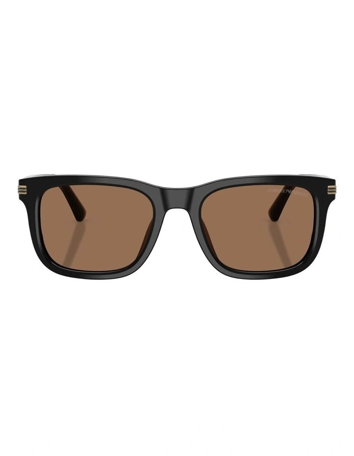 Emporio Armani  Acetate Sunglasses in Black image 1