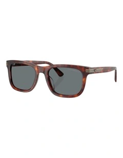 Emporio Armani  Acetate Sunglasses in Red