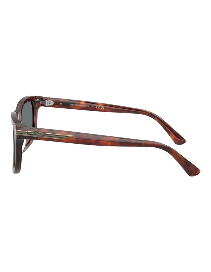 Emporio Armani Acetate Sunglasses in Red image 3