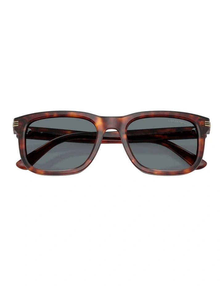 Emporio Armani Acetate Sunglasses in Red image 4