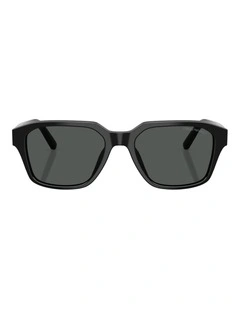 Emporio Armani  Acetate Sunglasses in Black