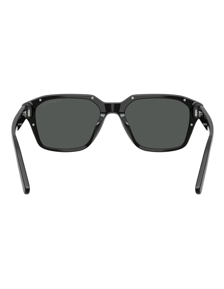 Emporio Armani Acetate Sunglasses in Black image 2