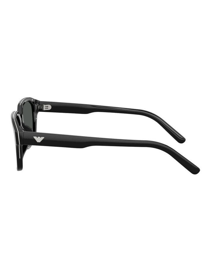 Emporio Armani Acetate Sunglasses in Black image 3
