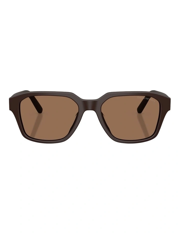 Emporio Armani Acetate Sunglasses in Brown image 2