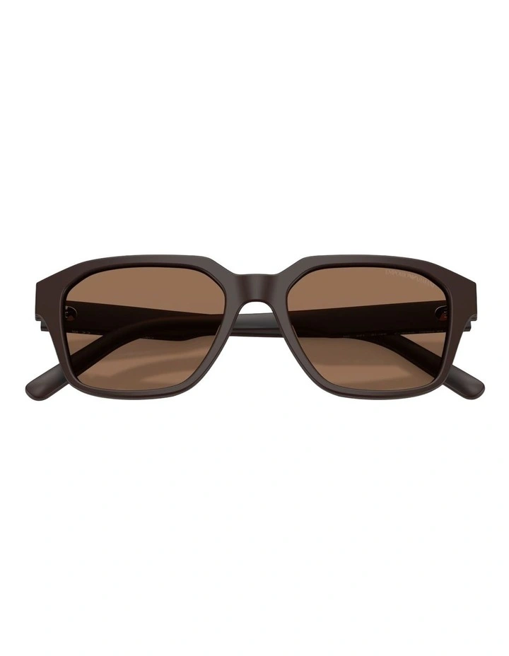 Emporio Armani Acetate Sunglasses in Brown image 4