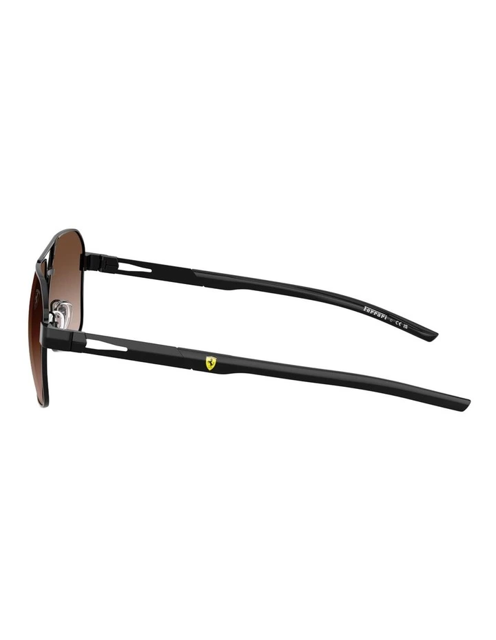 Scuderia Ferrari  Metal Sunglasses in Black image 2