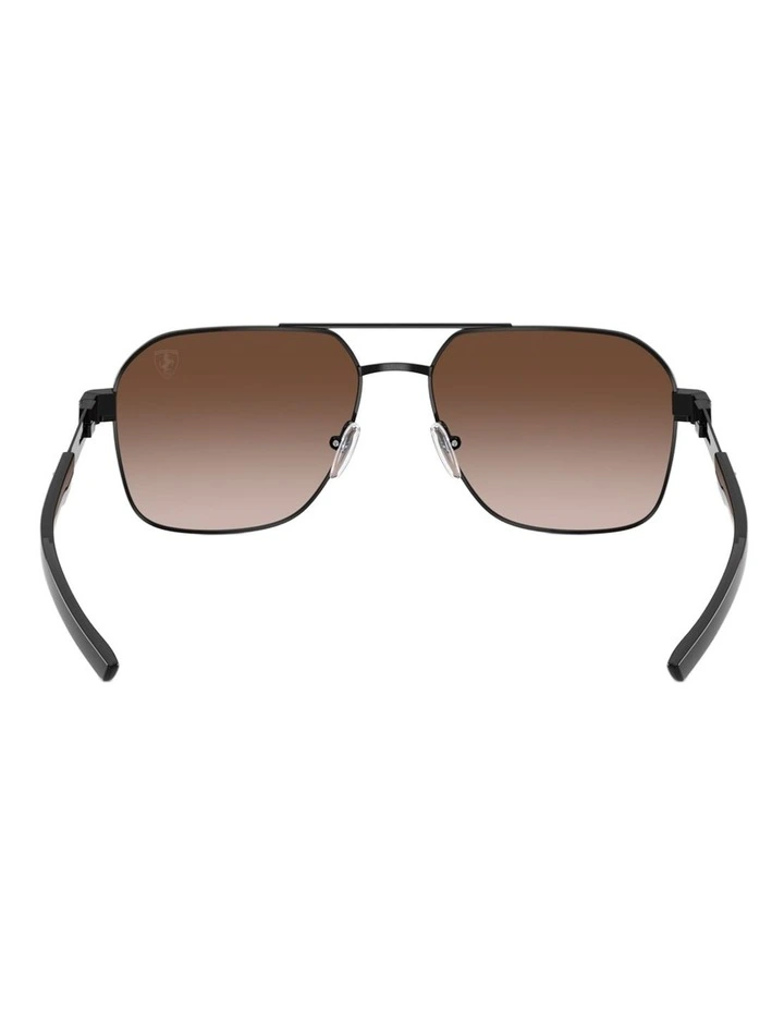 Scuderia Ferrari  Metal Sunglasses in Black image 3
