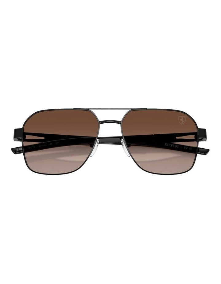 Scuderia Ferrari  Metal Sunglasses in Black image 4